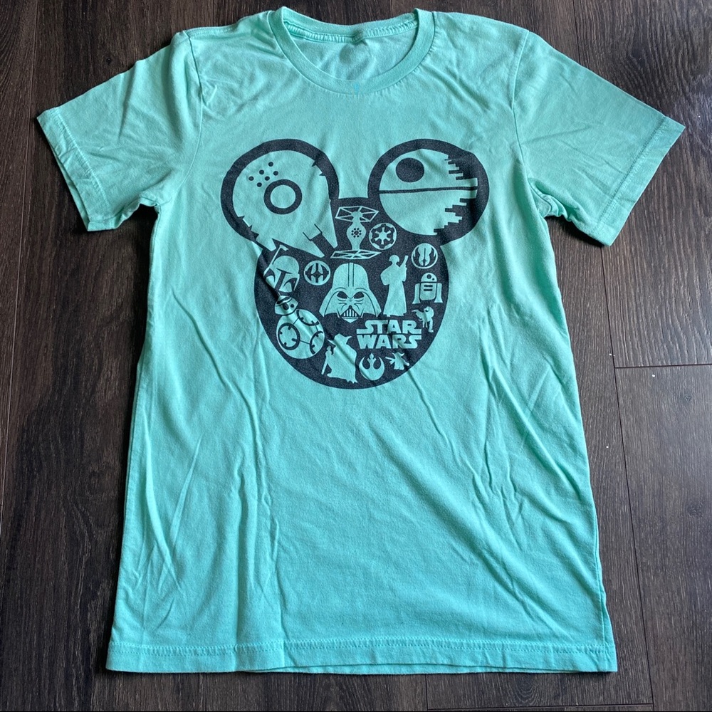🩵 Disney Star Wars Mickey Graphic T-Shirt - Small